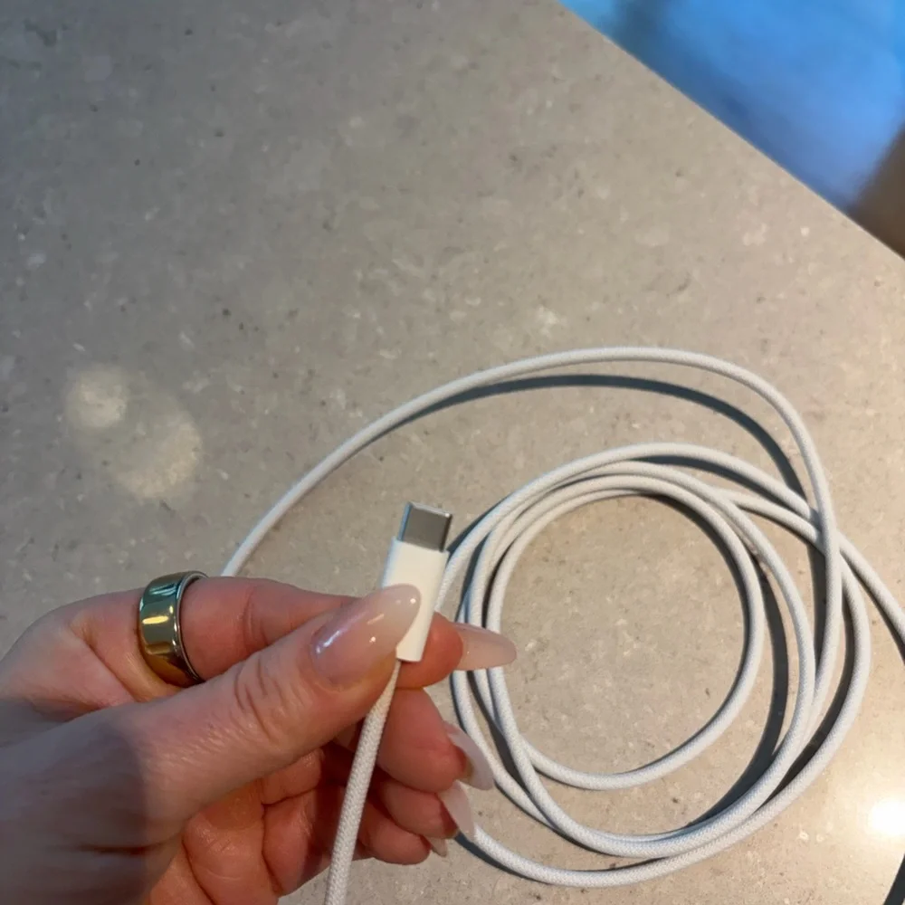 Apple MacBook Air White USB-C to Magsafe 3 Charging Cable
